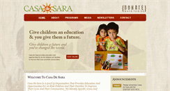 Desktop Screenshot of casadesara.org